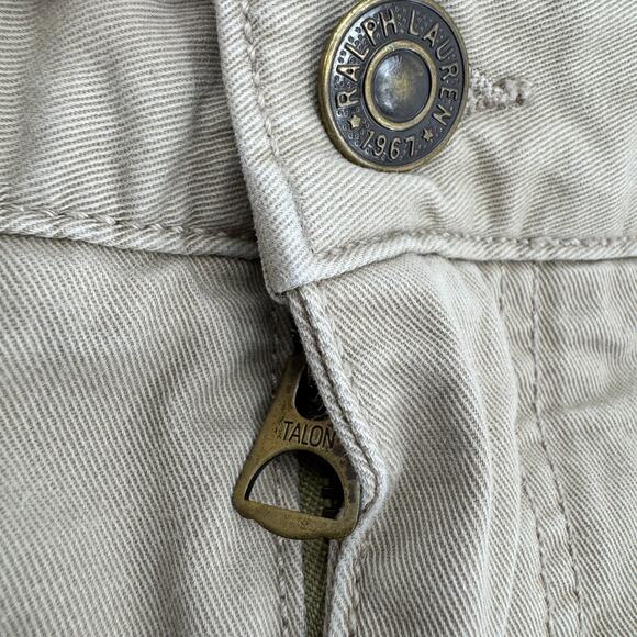 Polo Ralph Lauren Mens 40x30 (41x30 ACTUAL) Tan Khaki Chino Slim Straight Fit - Picture 10 of 13
